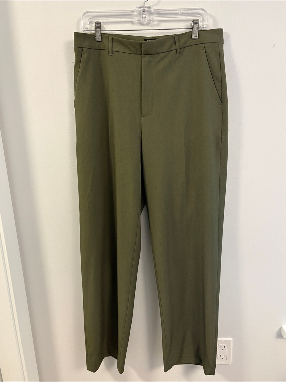 Banana Republic Olive Green Dress Pants Size 10